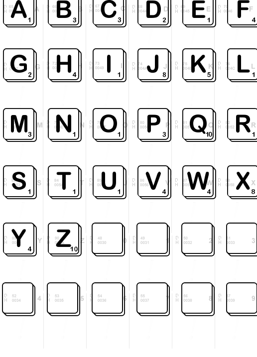 Scrabble Font Download Scrabble ttf Truetype Or zip Free FontIneed