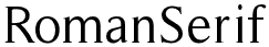 RomanSerif