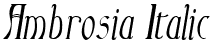 Ambrosia Italic