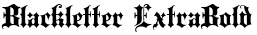 Blackletter ExtraBold