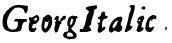 GeorgItalic