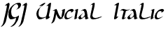 JGJ Uncial Italic