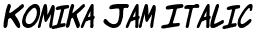 Komika Jam Italic