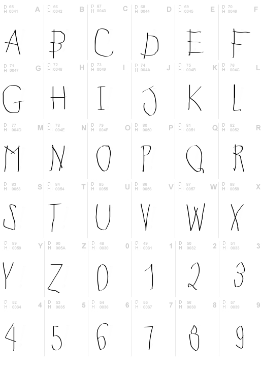 Kids First Print Font