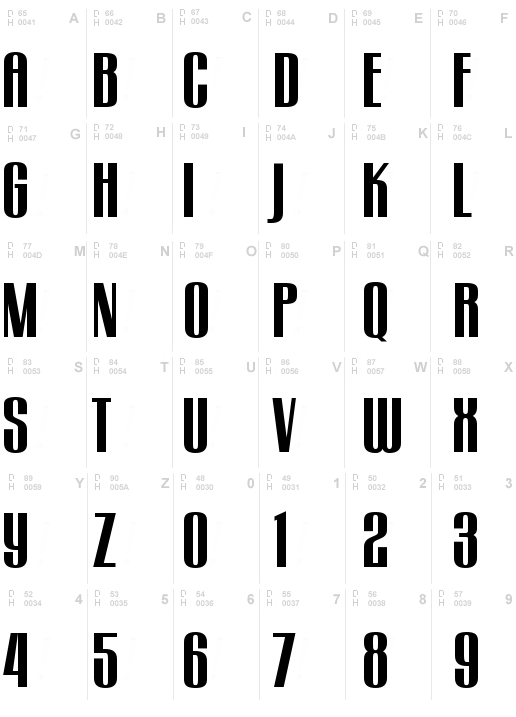 gogo¥big, Regular Font, Download gogo¥big, Regular .ttf truetype or ...