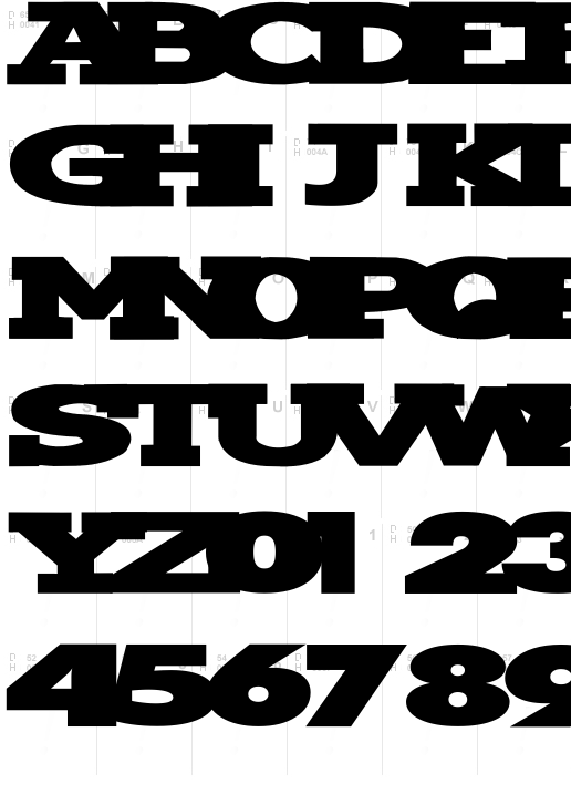 NewWGL4Font, Regular