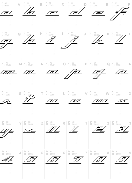 Top Speed Outline, Regular