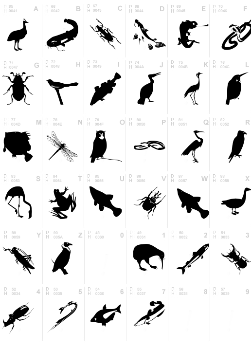 AnimalishSilhouettes