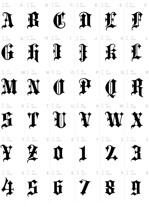 Blackletter ExtraBold