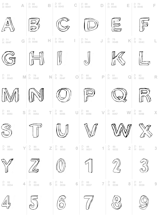 bobsmade font