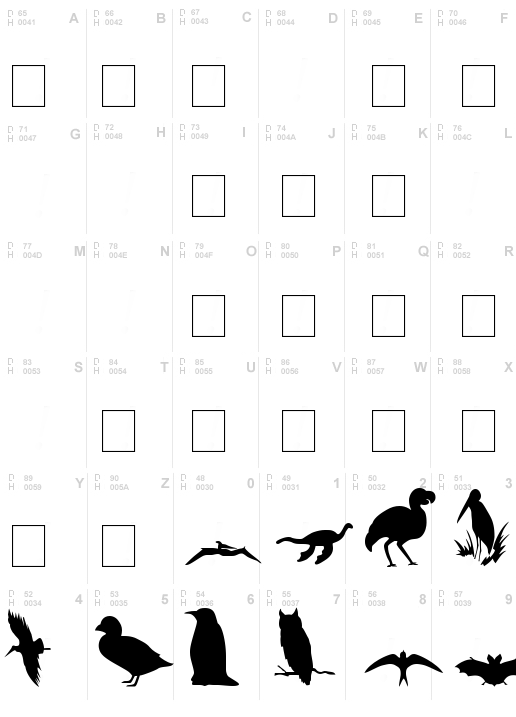 Carr Animal Dingbats