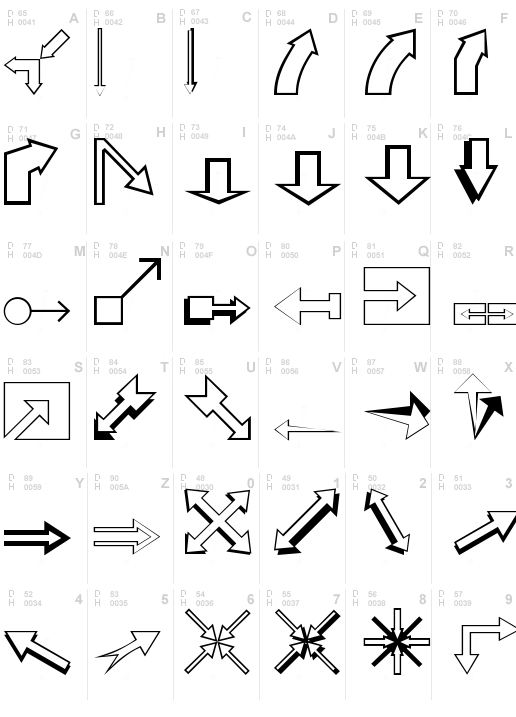 Carr Arrows (outline)