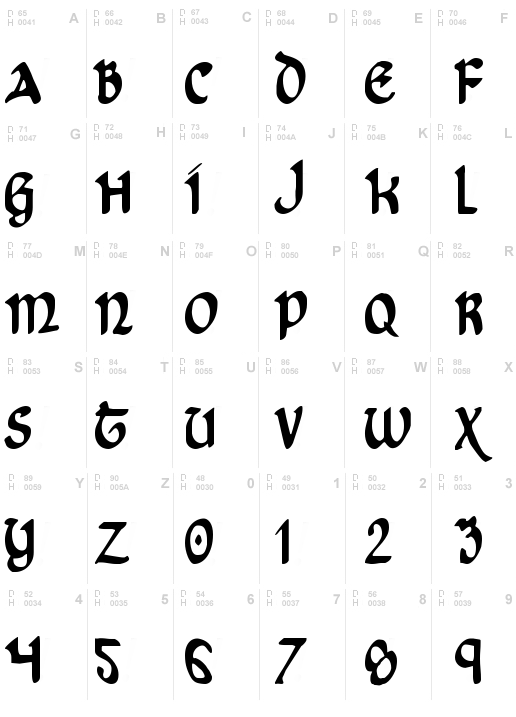 Cry Uncial Condensed