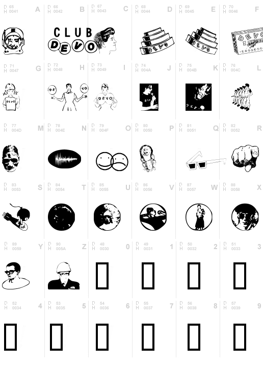 DEVO Dingbats 1.0