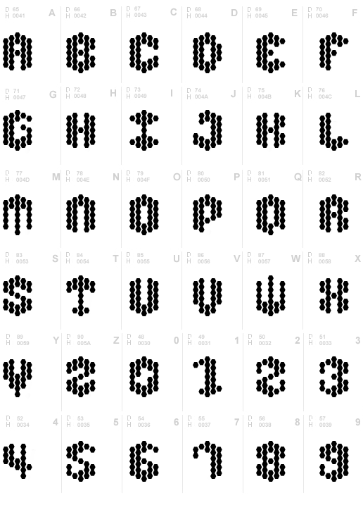 Dot Dot Hex Regular