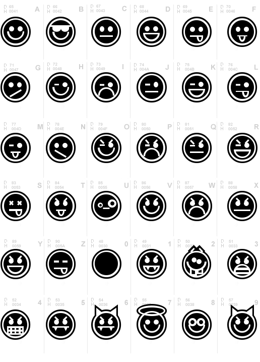 Emoticons Outline