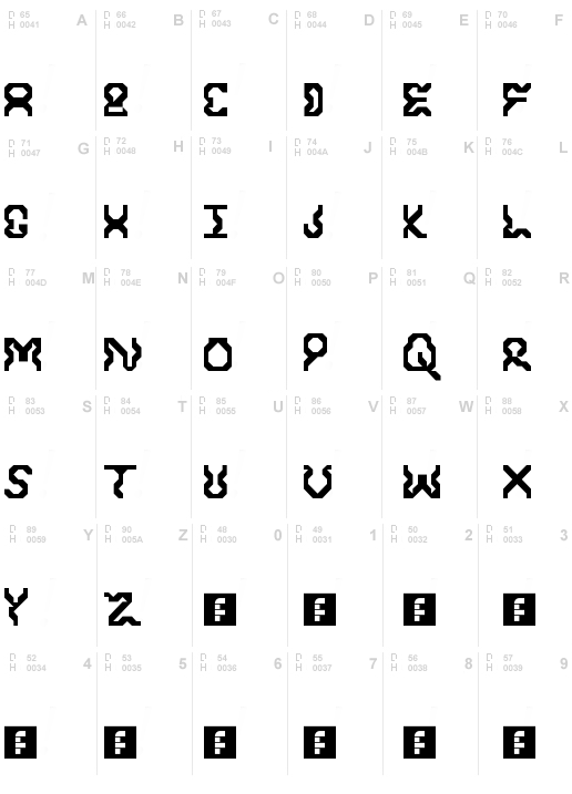 first font Regular