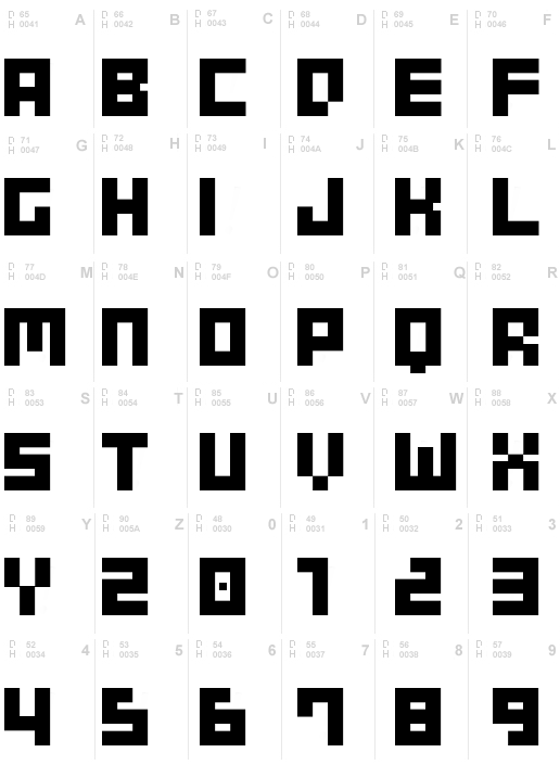 GAU_font_cube_B