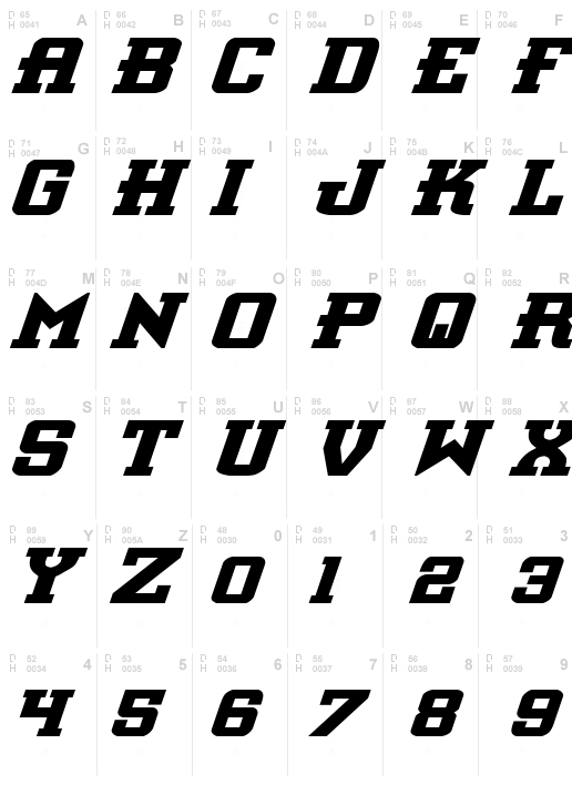 Interceptor Bold Italic