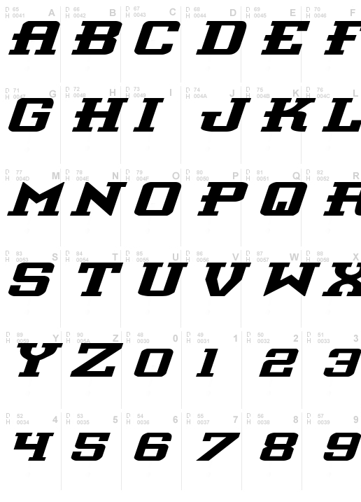 Interceptor Expanded Italic