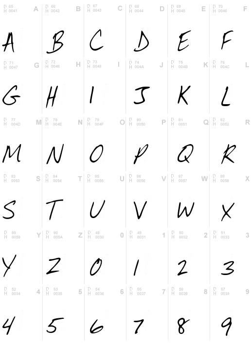 Leah! Font