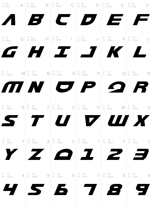 Morse NK Condensed Italic