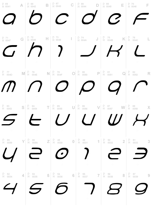 neo-geo italic