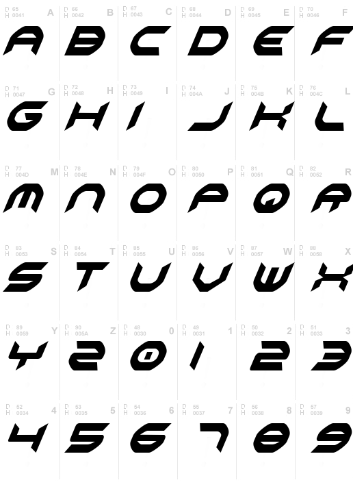 Omni Girl Condensed Italic