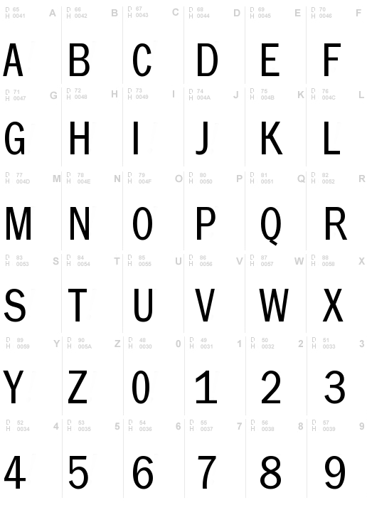 PhonebookFont