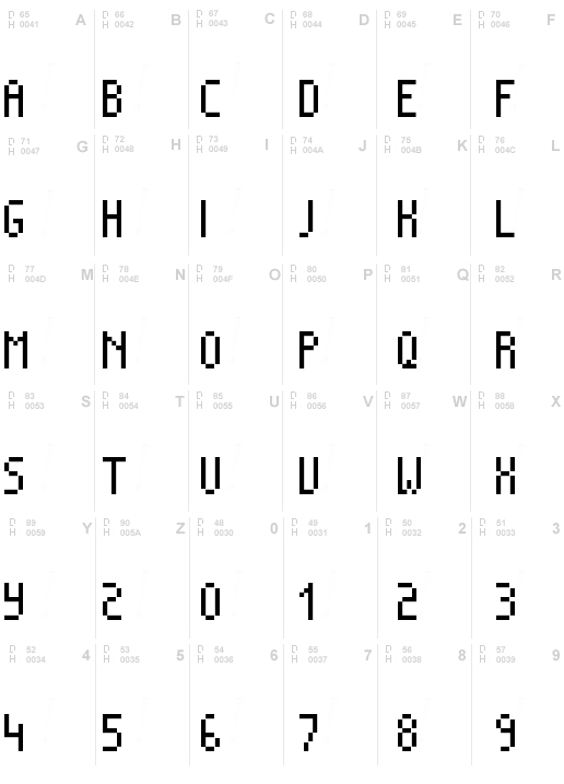 Pixelfont Regular