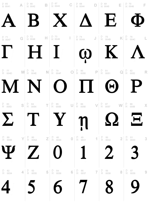 Standard Greek Bold