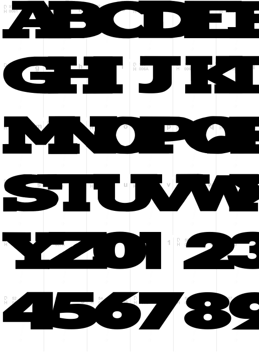 NewWGL4Font, Regular