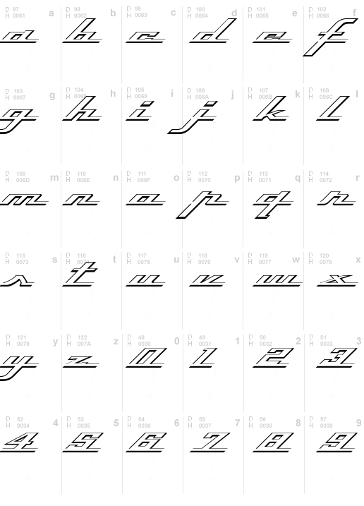 Top Speed Outline, Regular