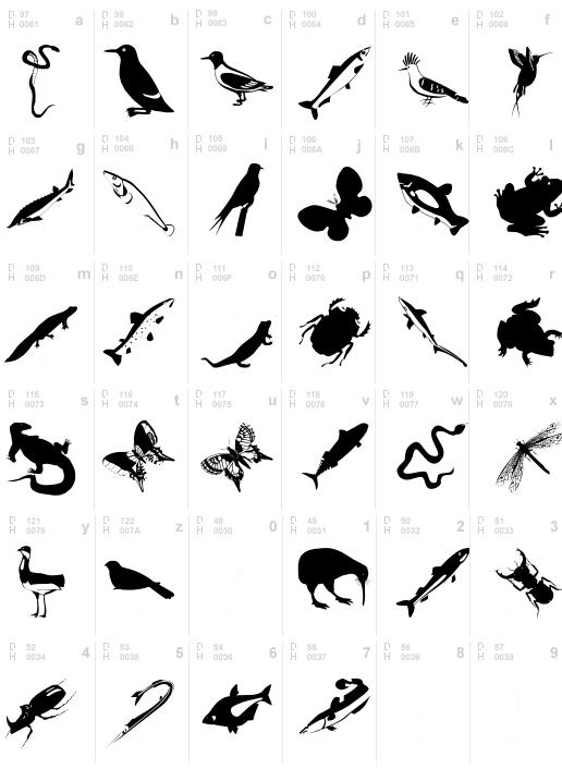 AnimalishSilhouettes