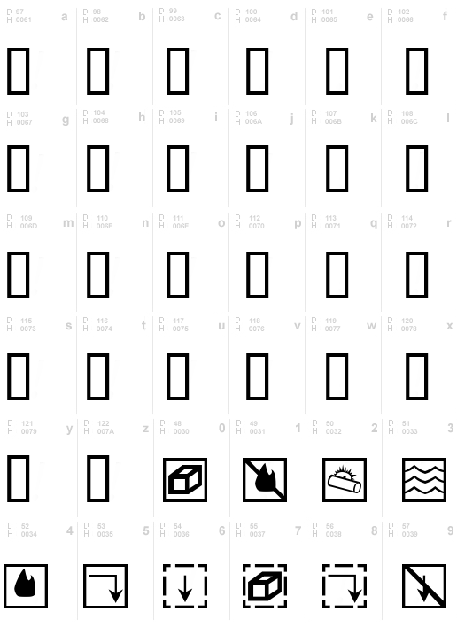 BCMELP EPD Symbols