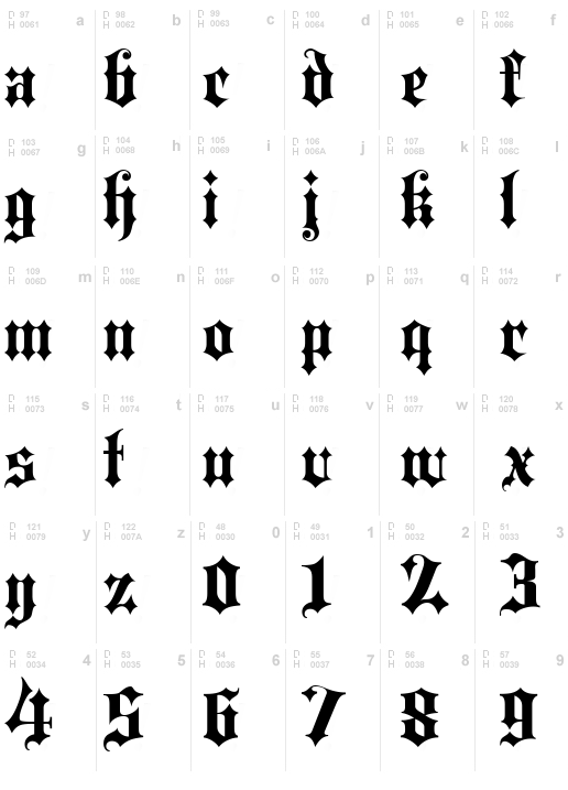 Blackletter ExtraBold