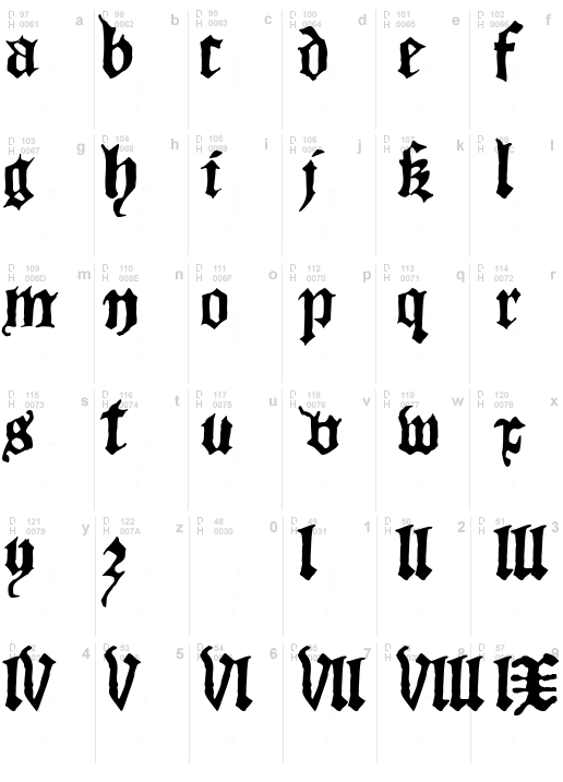 Blackletter HPLHS