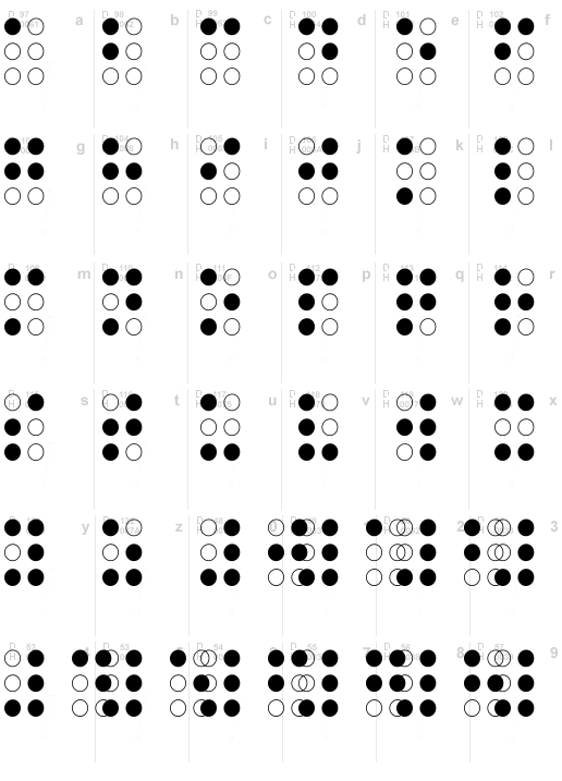 Braille Outline