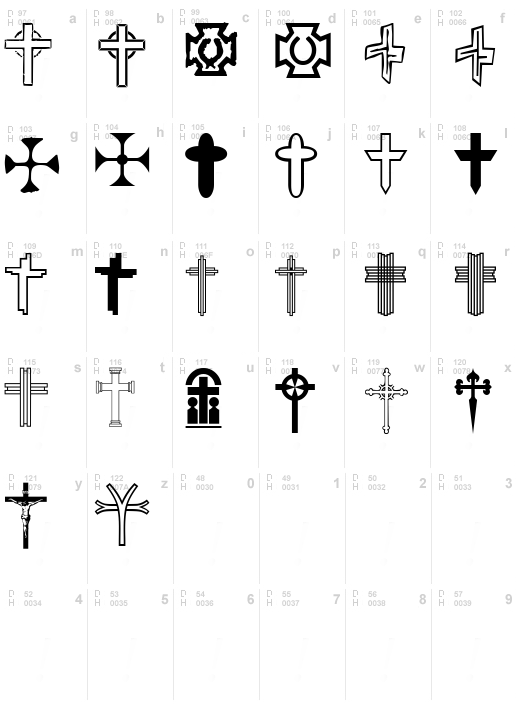 Christian Crosses V