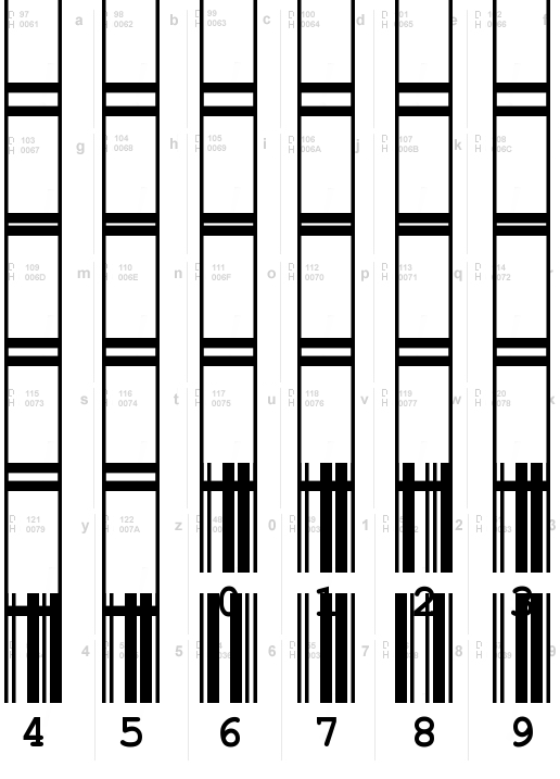 CIA Code 39 Medium Text