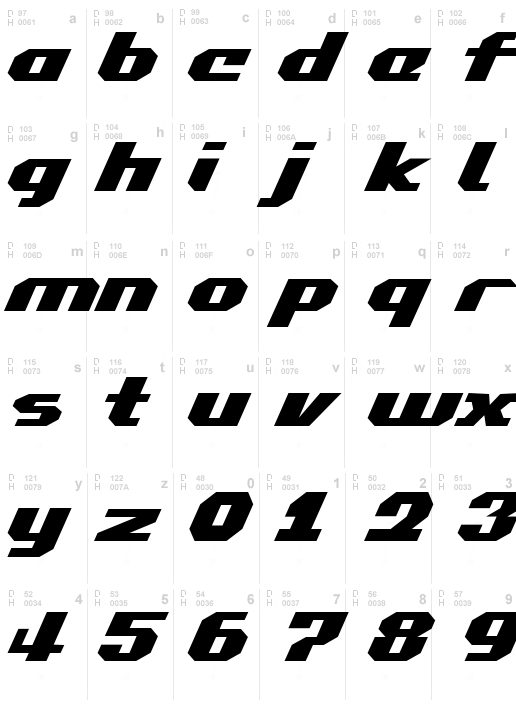 Commonwealth Expanded Italic