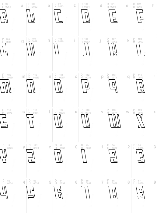 Cosmic Age Outline Italic