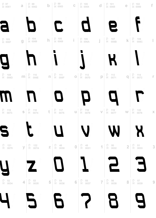 Daville Condensed Rev Slanted