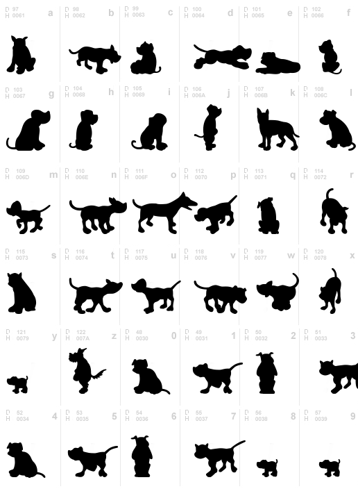 Dog30Silhouette