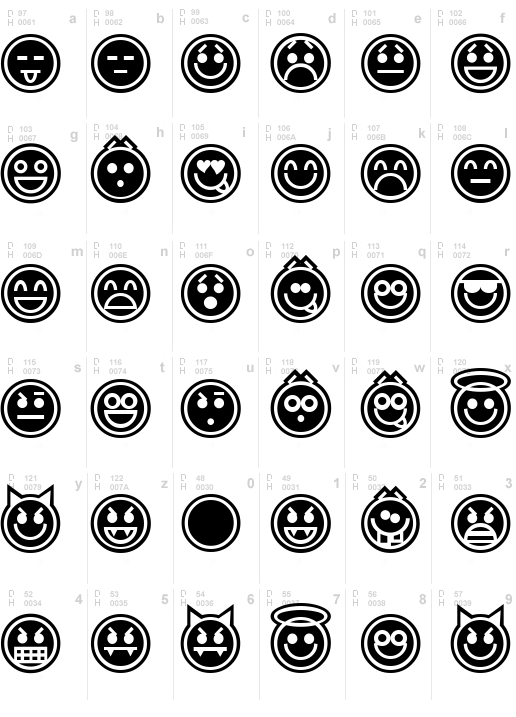 Emoticons Outline