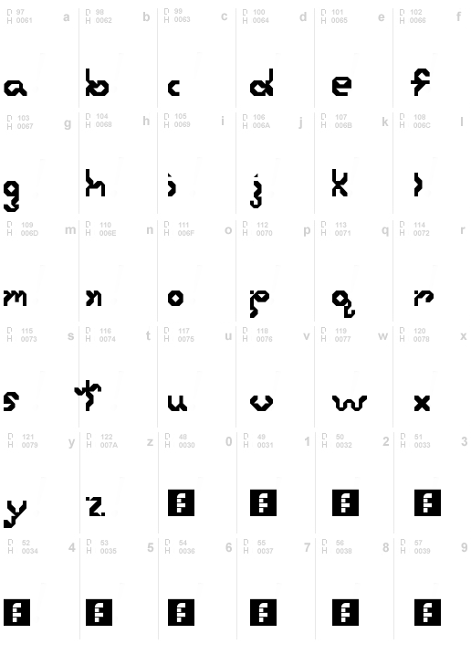 first font Regular