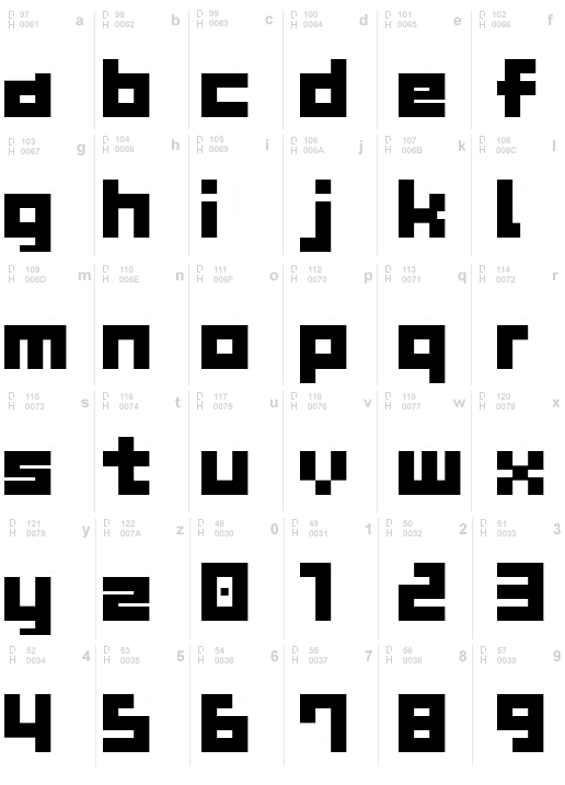 GAU_font_cube_B