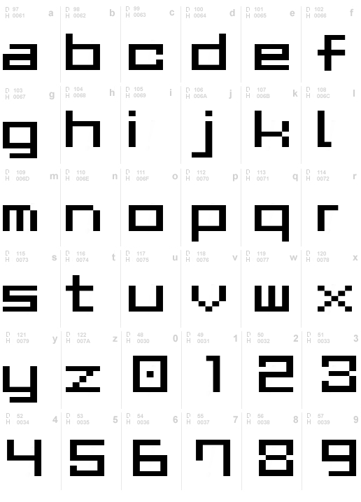 GAU_font_cube_R