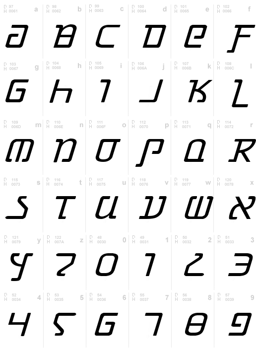 Grimlord Expanded Italic