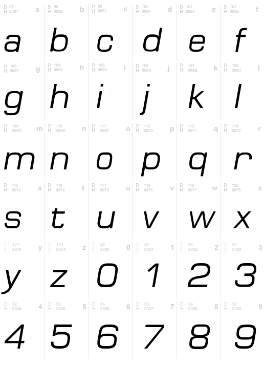 MicroFLF-Italic